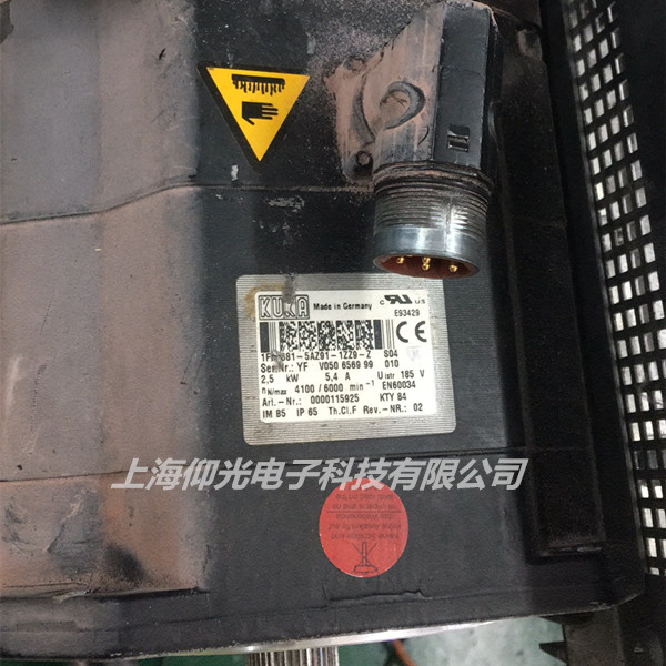 KUKA庫卡機器人伺服電機維修1FK7032-5AK71-1ZZ9-Z剎車失靈維修更換技術(shù)總結(jié)