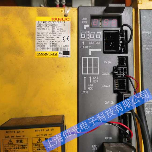 日本發(fā)那科A860-0356-T001伺服驅(qū)動(dòng)器開機(jī)不亮維修檢測方法