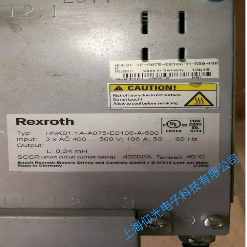 REXROTH力士樂(lè)伺服驅(qū)動(dòng)器報(bào)F3144代碼維修公司